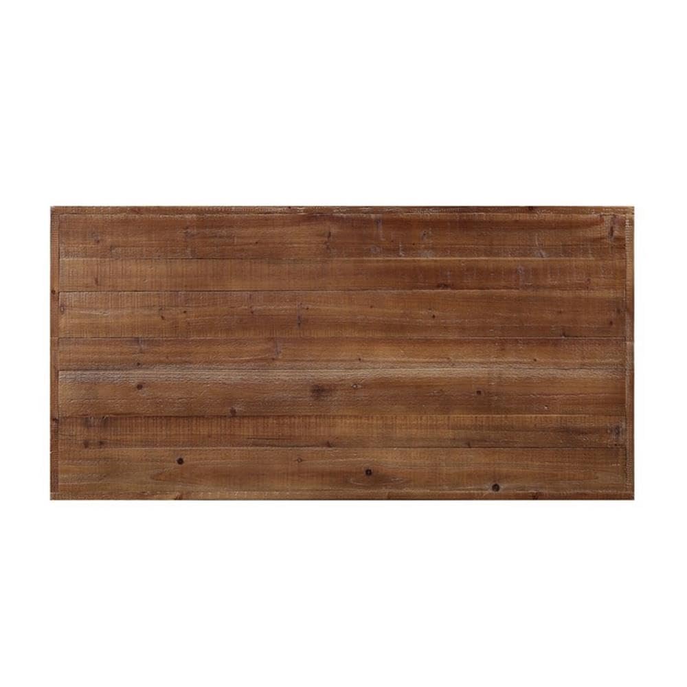 Acme Ikram Rectangular Wooden Coffee Table - Weathered Oak & Black Finish - Modern Living Room Furniture for Home Decor & Small Space