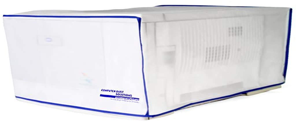 Dust and Water Resistant Silky Smooth Antistatic Vinyl Computer CPU Dust Cover for Home and Office Protection
