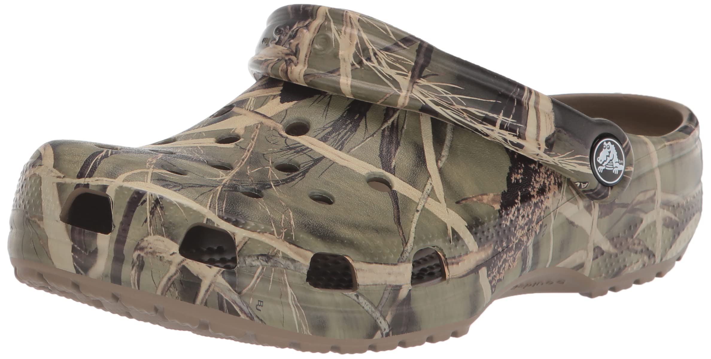 Crocs Kids Classic Realtree Camo Clogs - Lightweight Comfortable Slip-On Water Shoes for Boys & Girls | Perfect for Outdoor Play, Beach, Pool & Everyday Wear