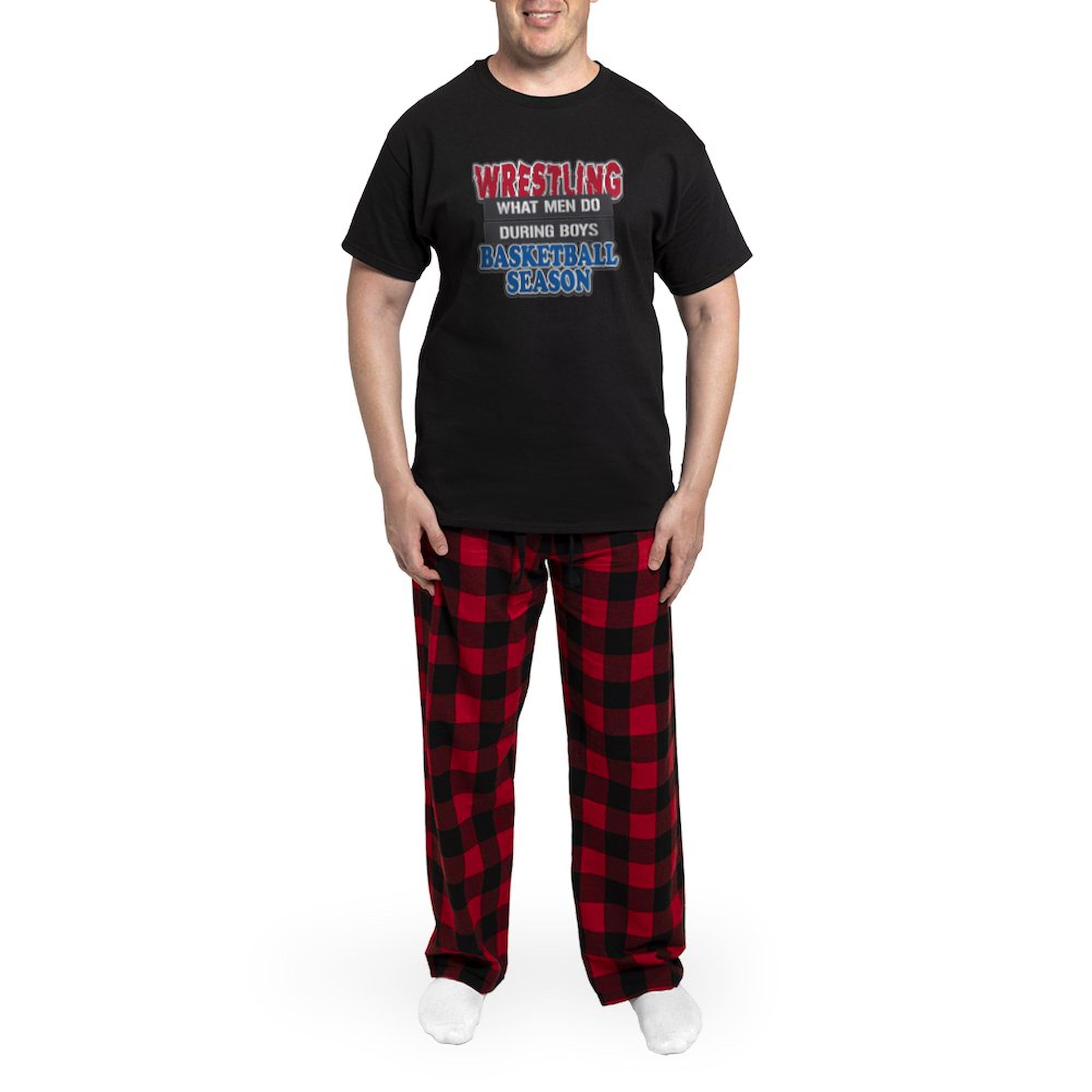 Comfortable Men's Dark Pajama Set - Funny Novelty Sleepwear for Men | Cozy Lounge & Sleepwear for Home Relaxation