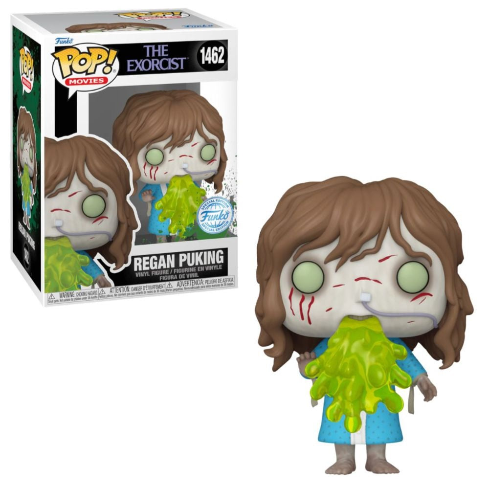 Funko Pop! Movies: The Exorcist (1973) - Regan Puking Collectible Figure | Horror Movie Merchandise for Fans & Collectors | Perfect for Halloween Decor & Pop Culture Displays