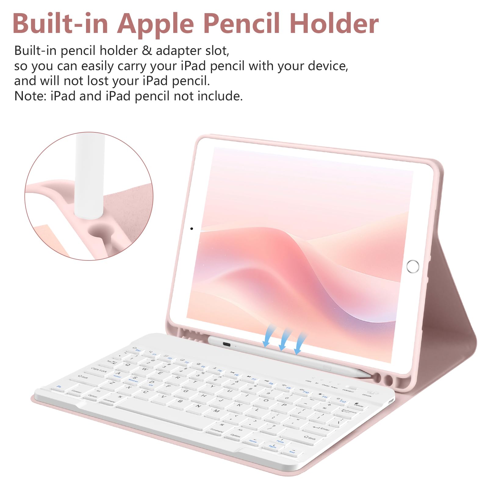 Premium Keyboard Case for iPad 9th/8th/7th Gen & iPad 10.2