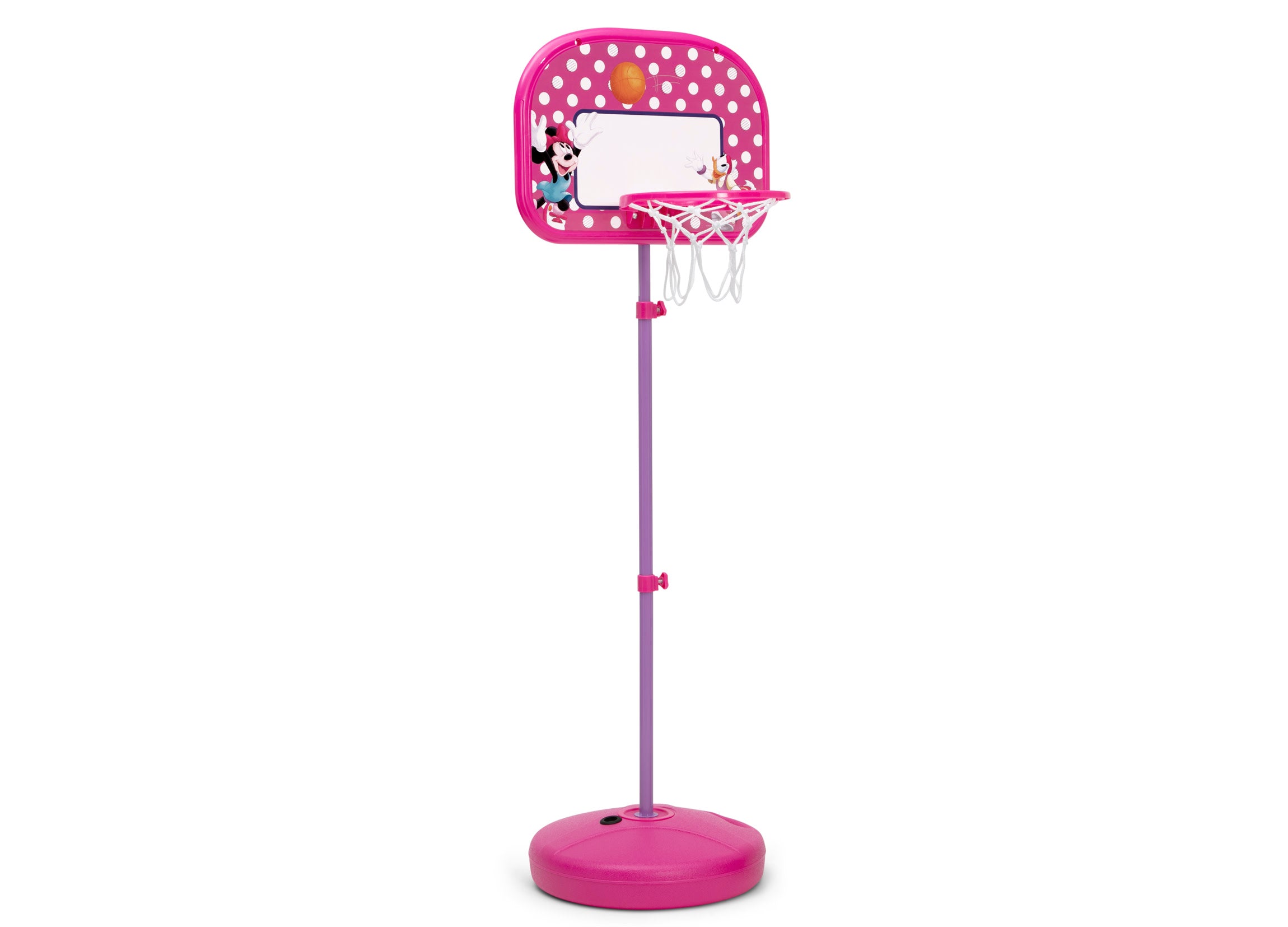 Minnie Mouse Basketball Hoop Set for Kids - Adjustable Height Indoor/Outdoor Toy for Toddlers & Children - Perfect for Birthday Gifts, Playroom & Backyard Fun