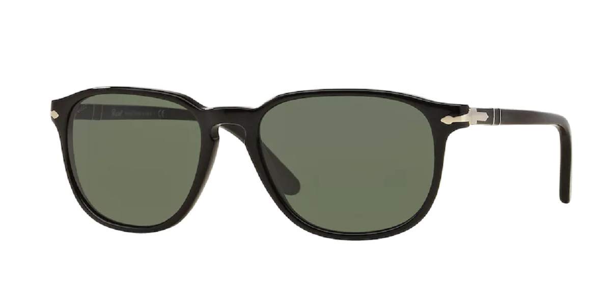 Persol PO3019S Square Sunglasses for Men - Polarized UV Protection Classic Aviator Style + Free Designer iWear Kit | Perfect for Driving, Travel & Outdoor Activities