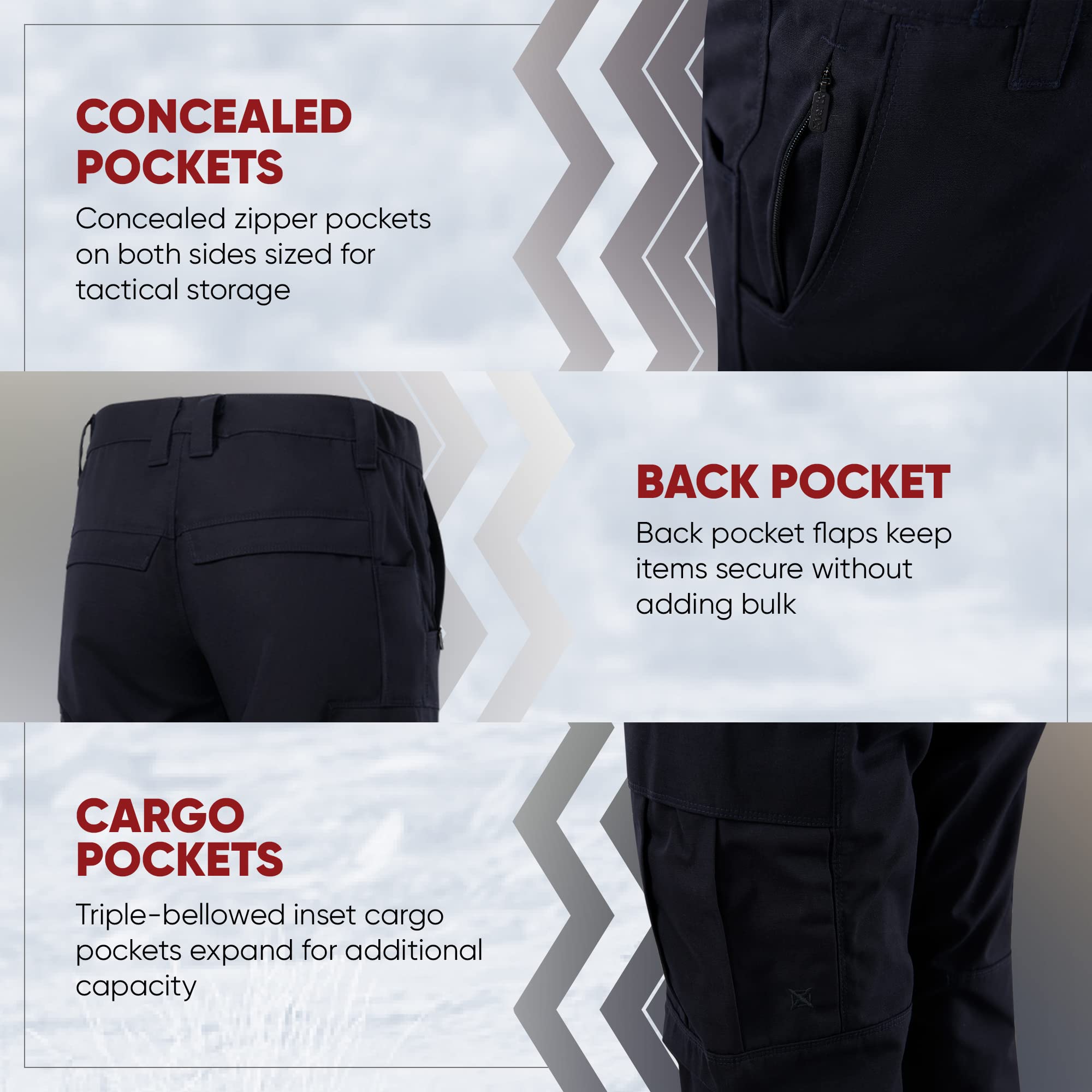 Vertx Women's Phantom Ops Tactical Pants - Durable Outdoor & Range Pants for Hiking, Shooting & Tactical Training