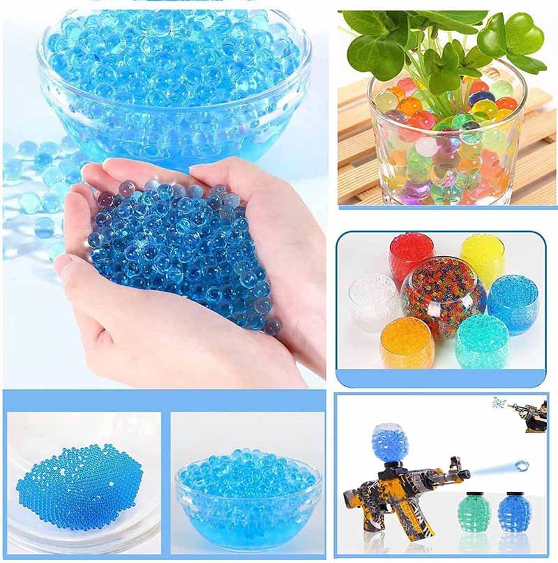 8 Colors 7-8mm Gel Ball Blaster Refill Ammo - 10,000pcs Water Beads for SplatRBall, Gel Blaster & Outdoor Shooting Games - Perfect for Backyard Battles, Team Competitions & Tactical Training