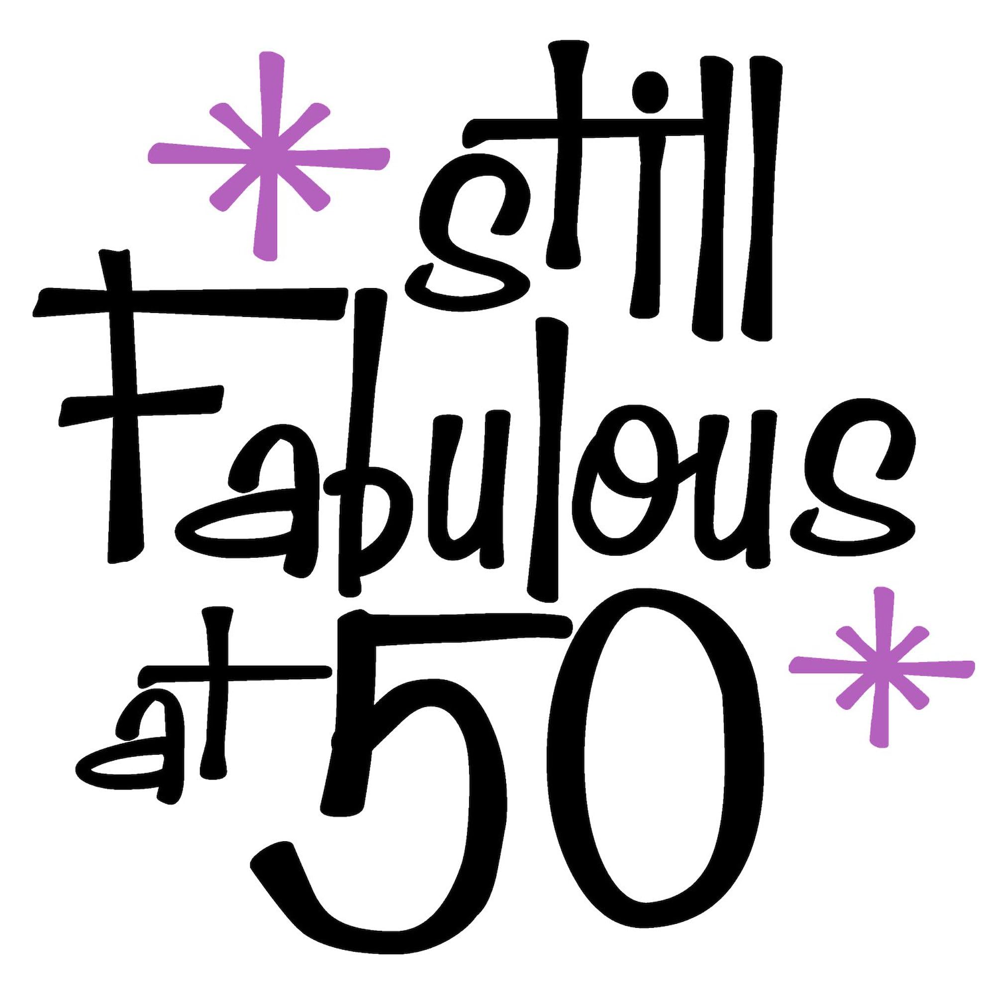 Still Fabulous At 50 Rectangle Sticker - Durable Bumper Decal for Cars, Laptops & Windows - Perfect for 50th Birthday Gifts & Milestone Celebrations