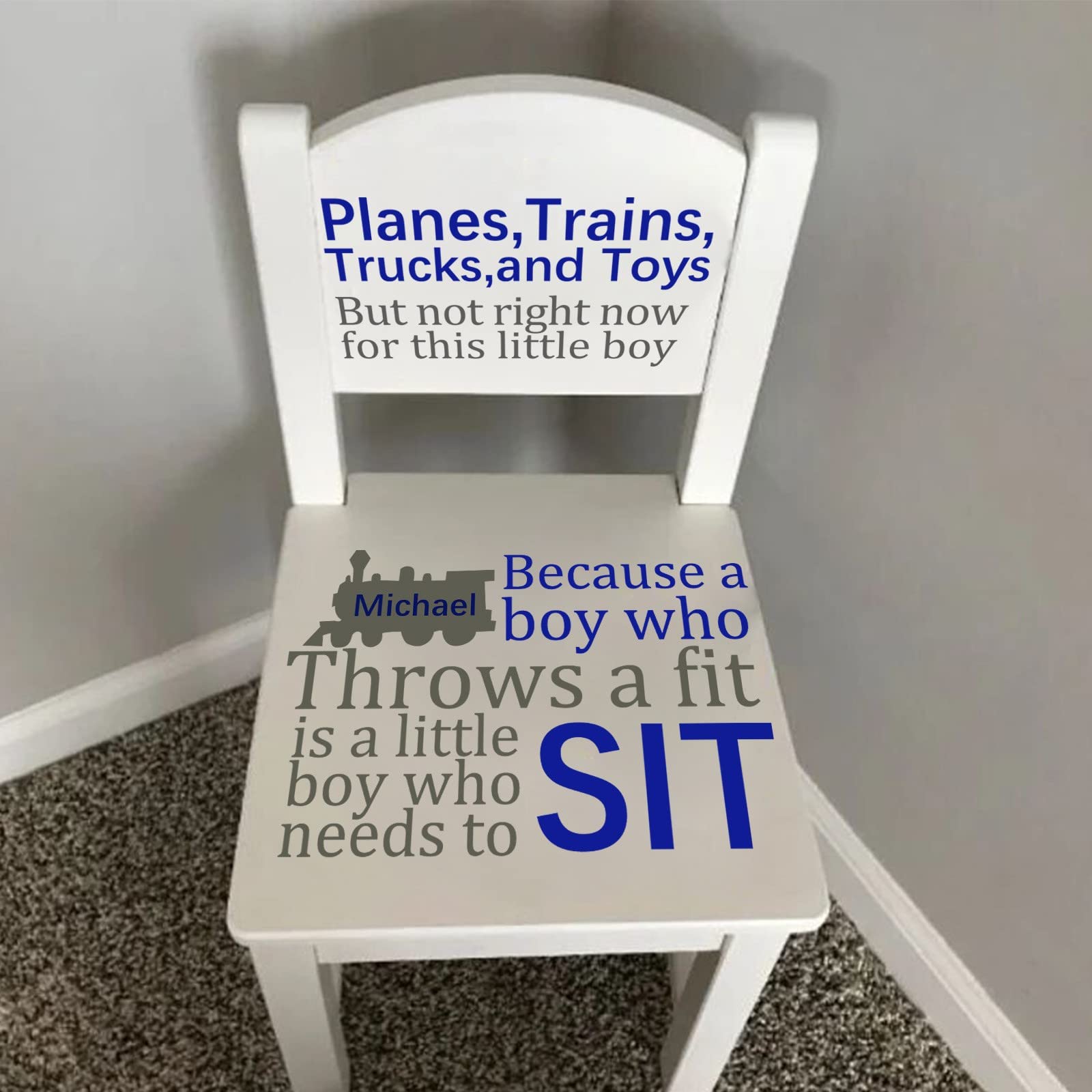 Creative Alphabet Chair Stickers - 2PCS English Letter Decals for Kids Room, Preschool Learning & Home Decor (Letter C) - Perfect for Nursery, Classroom & DIY Furniture Makeover