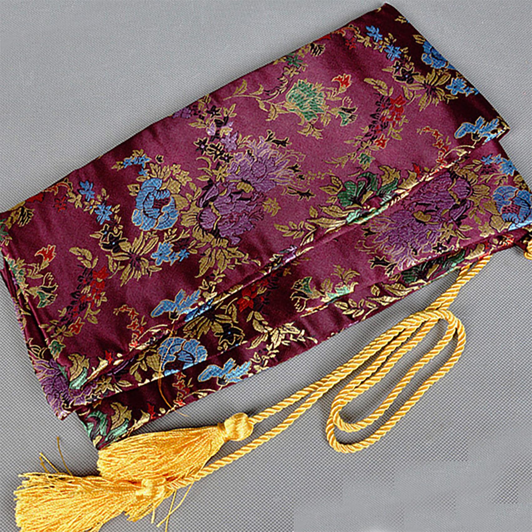 Premium SHIJIAN Synthetic Silk Sword Bags for Katana, Wakizashi & Tanto - Japanese Sword Storage & Protection - Perfect for Display, Travel & Martial Arts Practice