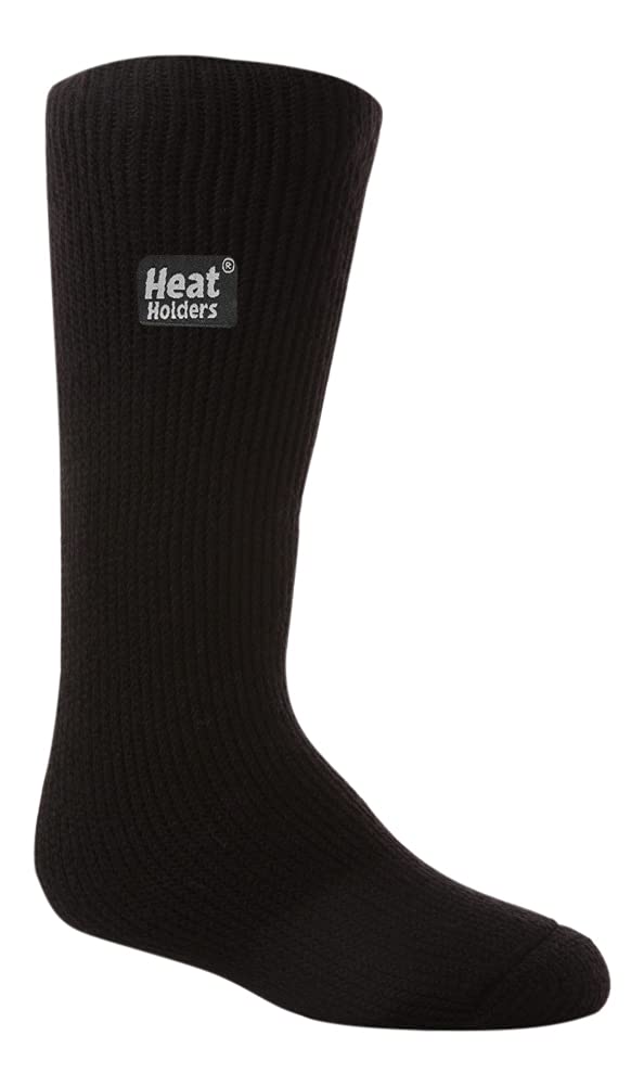 HEAT HOLDERS Kids' Thermal Socks 2.3 Tog - UK Sizes 2-5 / EU Sizes 34-39 - Winter Warm Socks for Boys & Girls - Perfect for Cold Weather, Snow Boots & Outdoor Activities