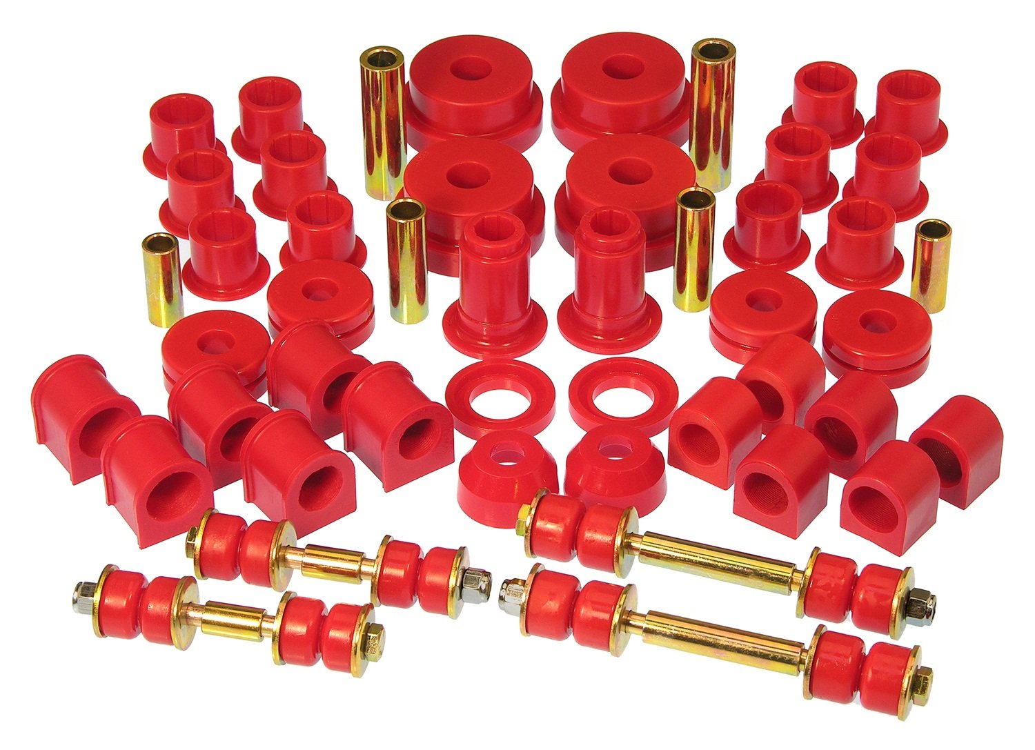 Prothane 14-2004 Red Complete Suspension Bushing Kit - Upgrade Your Ride for Smoother Handling & Performance | Perfect for Off-Road, Racing & Daily Driving