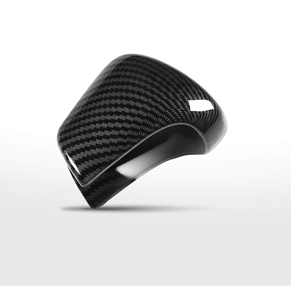 Premium ABS Carbon Fiber Gear Shift Knob Cover for Honda Accord 2018-2022 - Auto Transmission Interior Trim & Protection Accessory - Sleek Black Carbon Finish - Perfect for Car Enthusiasts & Daily Commuters