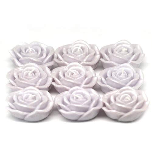 144-Piece Purple Rose Floating Candles 3 Inch for Weddings, Baths, and Romantic Decor - Bulk Pack CFZ-073_12