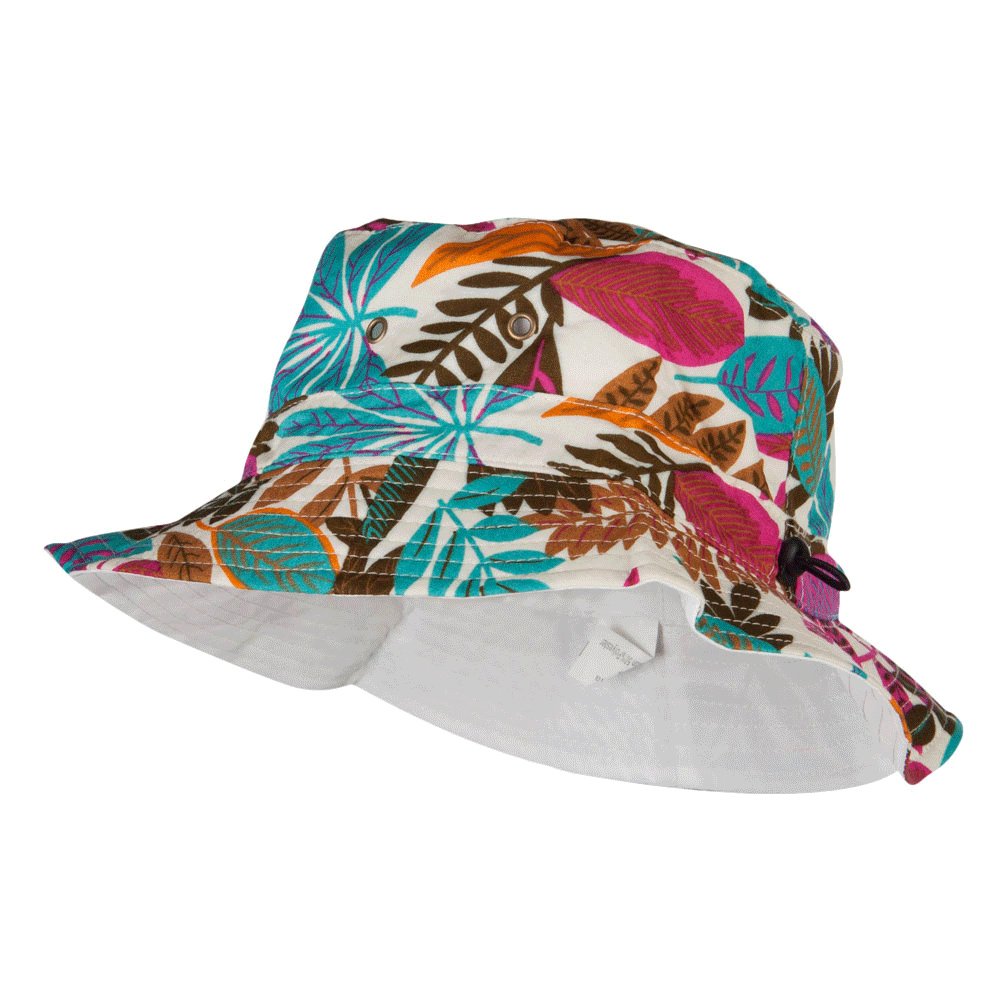 Jeanne Simmons Men's Reversible Bucket Hat - Summer Beach Sun Protection Hat for Outdoor Activities, Fishing, Hiking & Travel