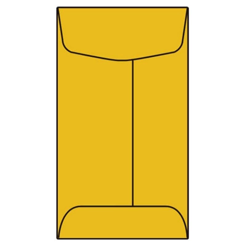 #14 Open End Policy Envelopes 5x11.5 Inches - 28lb Kraft Paper - Roptex Security - Tan/Brown (500 Pack) for Mailing, Legal Documents & Office Organization