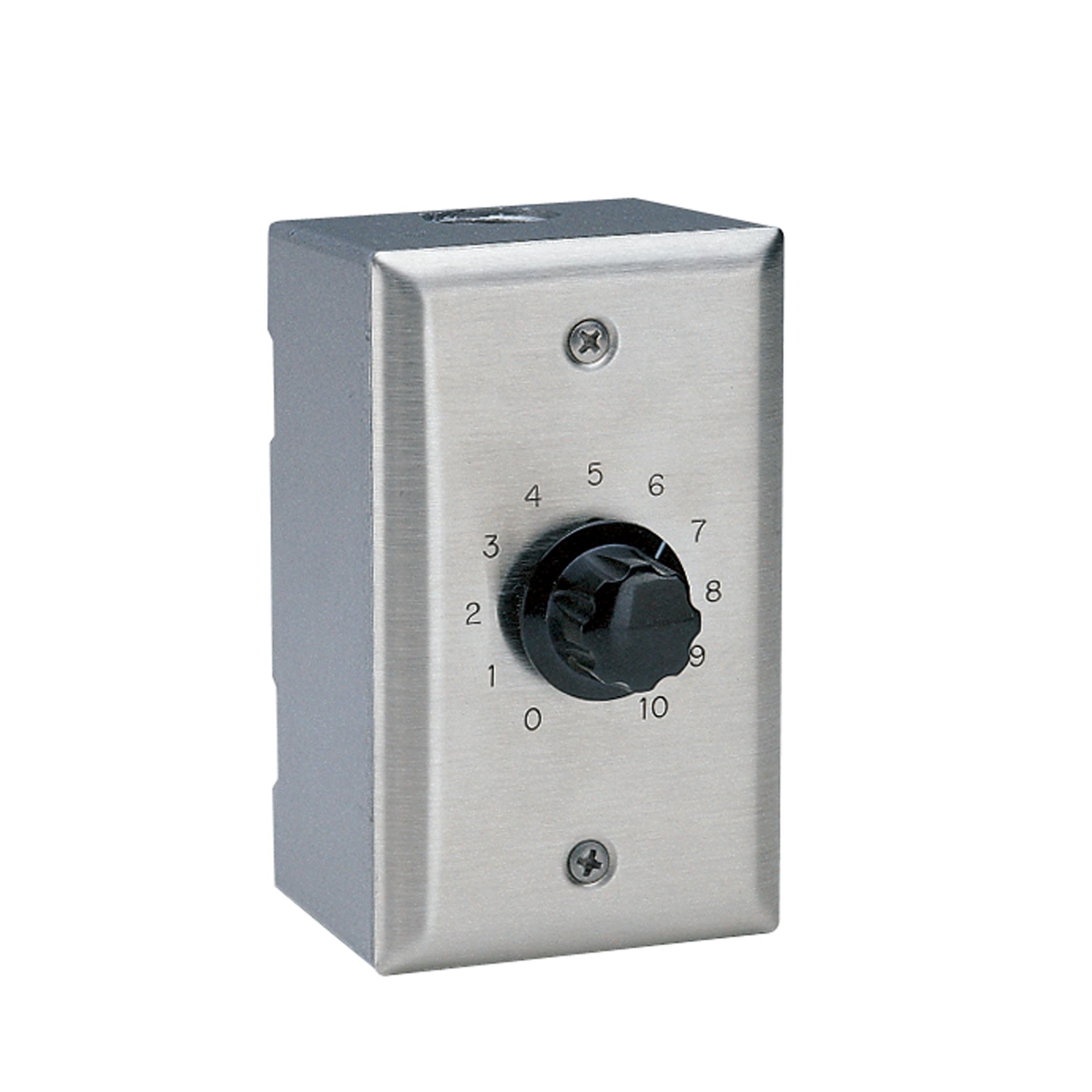 Premium Silver Speaker Volume Control Knob - High-Quality Audio Adjustment for Home Theater & Studio Speakers