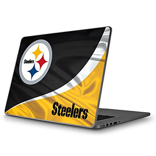 Officially Licensed NFL Pittsburgh Steelers Laptop Skin for MacBook Pro 13 (2009 & 2010) | Durable Vinyl Decal | Perfect for Work, School & Travel