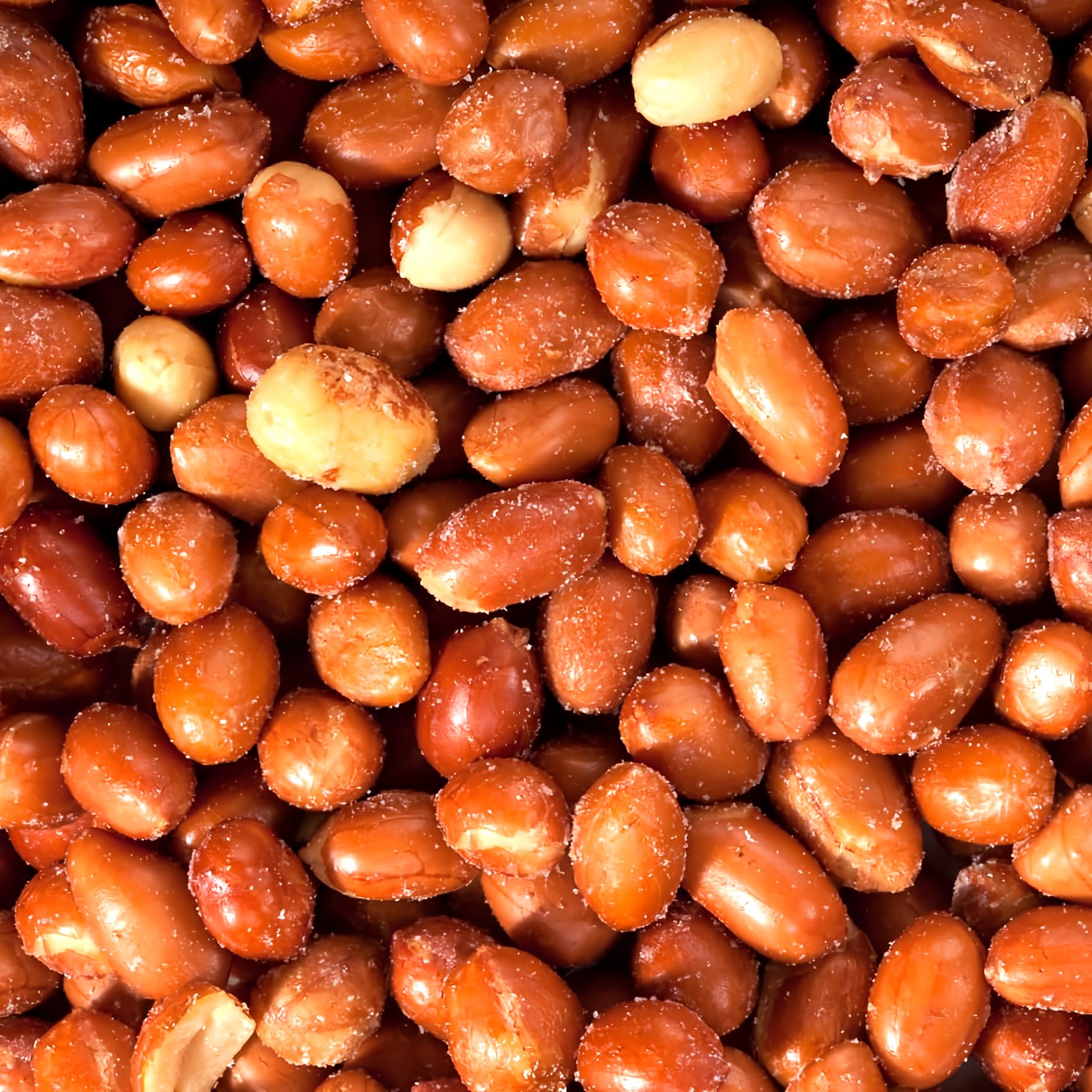 Roasted & Salted Spanish Peanuts - 1lb Bag | Crunchy Red Skin Cacahuate Snacks | Perfect for Parties, Movie Nights & Healthy On-the-Go Snacking