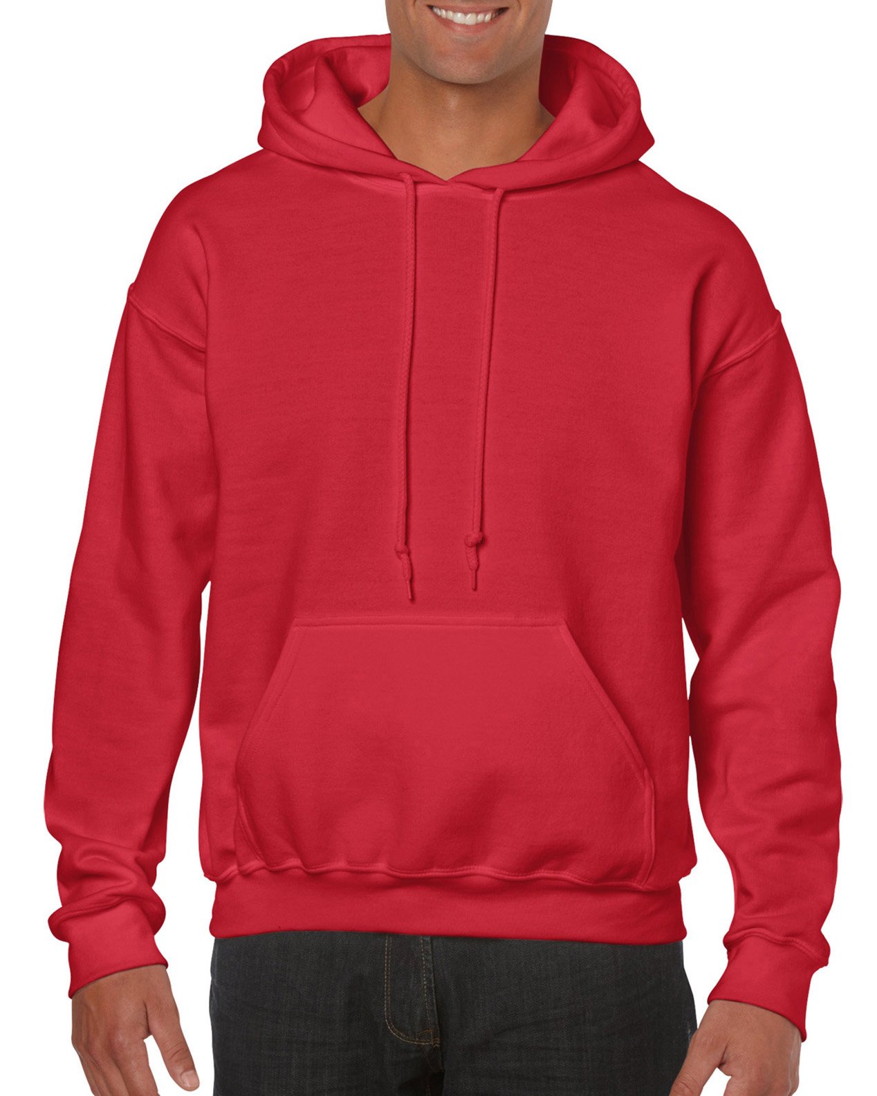 Premium Heavy Blend 8 oz. 50/50 Cotton-Polyester Hooded Sweatshirt (G185) - Unisex Pullover Hoodie for Casual Wear, Gym & Outdoor Activities