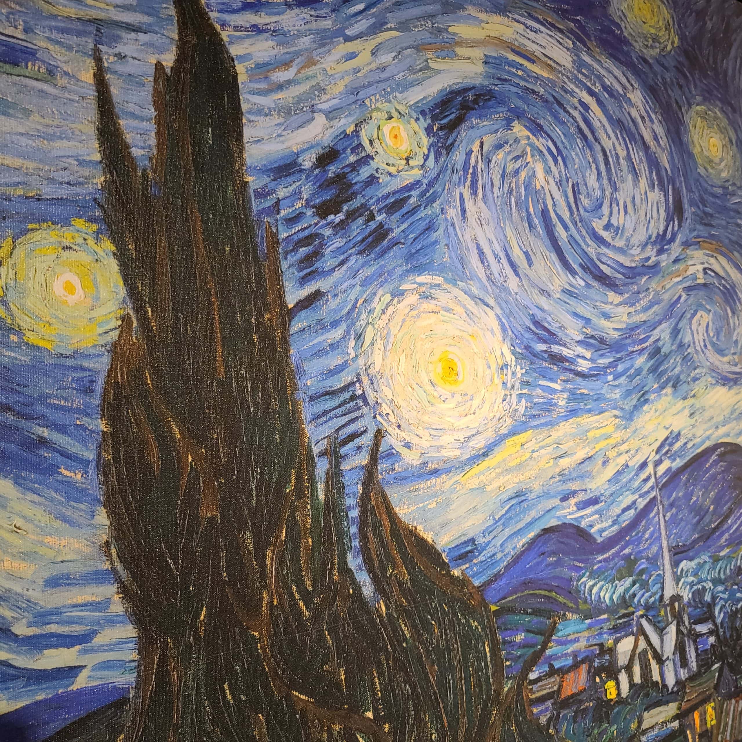 Starry Night Wfco0002 - Van Gogh Inspired LED Night Light for Kids & Adults - Perfect for Bedrooms, Nurseries, and Home Decor