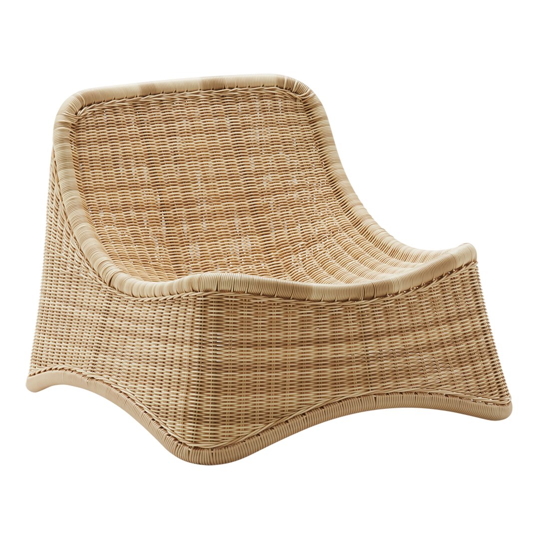 Chill Chair & Stool - Comfortable Lounge Chair with Matching Stool for Relaxing at Home, Office or Outdoor - Perfect for Living Room, Patio, Dorm & Small Spaces