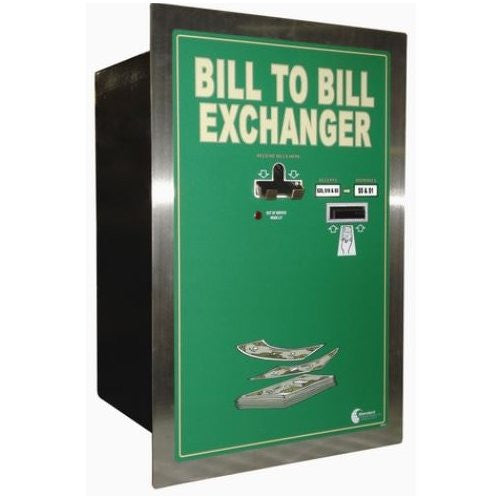 BX1030RL Bill to Bill Standard Change Machine - High Capacity Currency Exchange for Arcades, Casinos, and Retail Stores