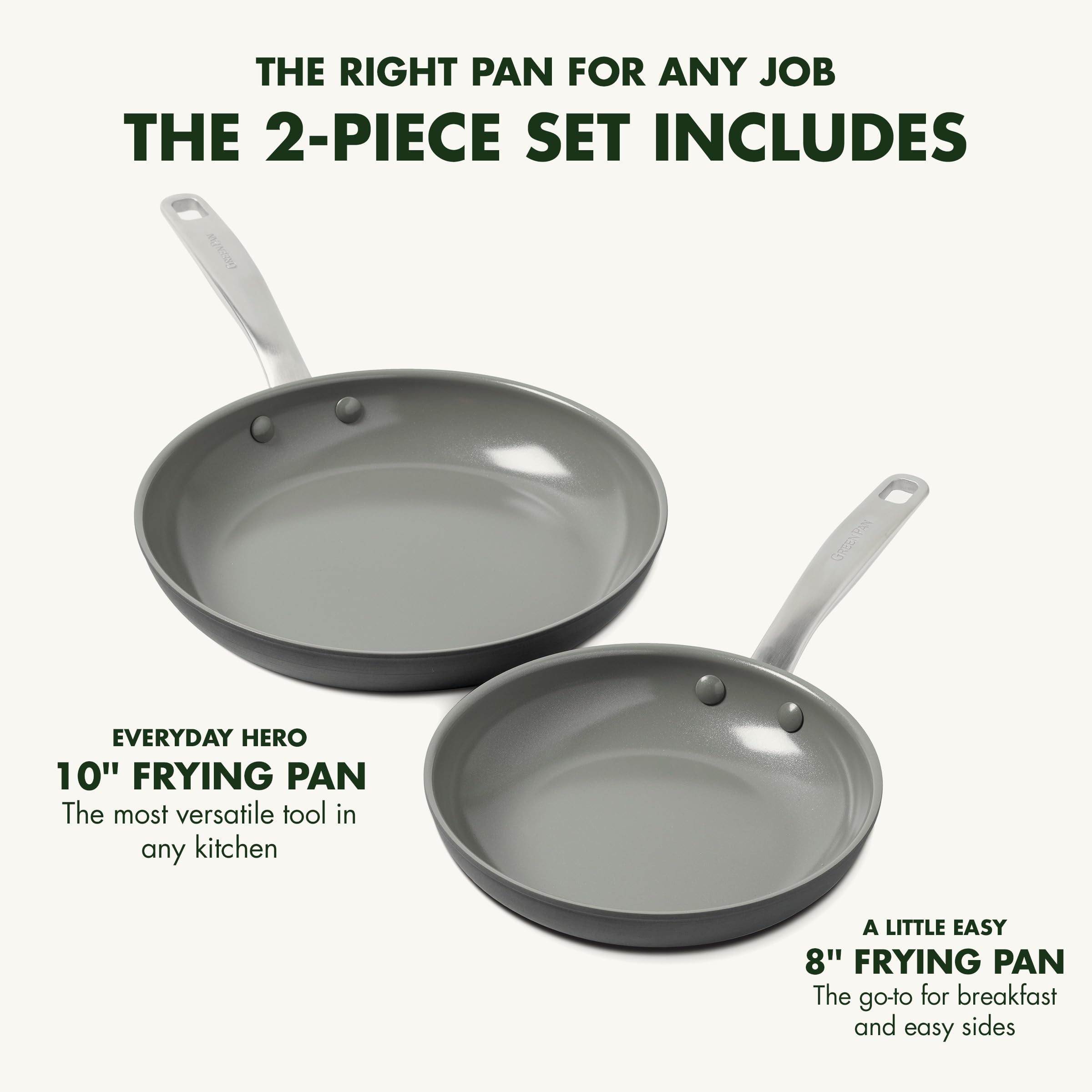 GreenPan Chatham Hard Anodized Healthy Ceramic Nonstick 8