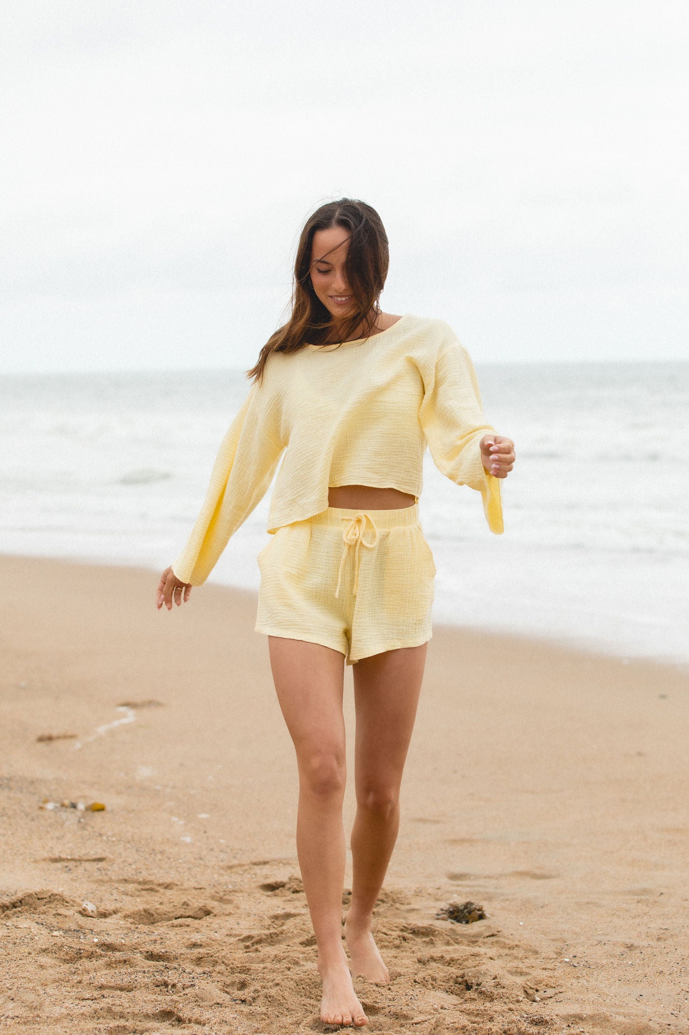 Breathable Cotton Gauze Top for Women - Soft & Lightweight Summer Blouse - Perfect for Beach, Vacation & Casual Outings