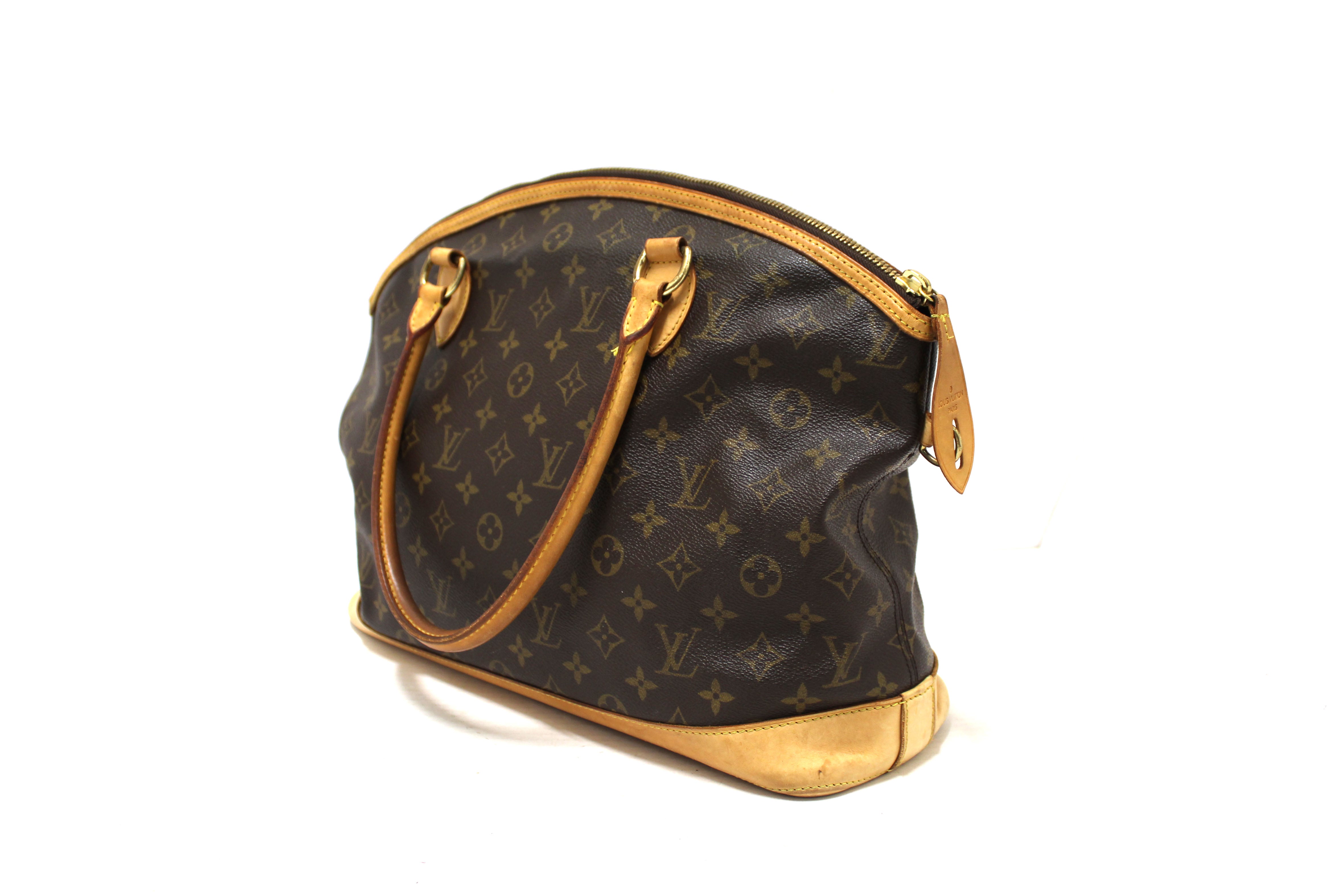 Authentic Louis Vuitton Monogram Canvas Lockit Horizontal Shoulder Bag - Luxury Designer Handbag for Women, Perfect for Work, Travel & Everyday Use