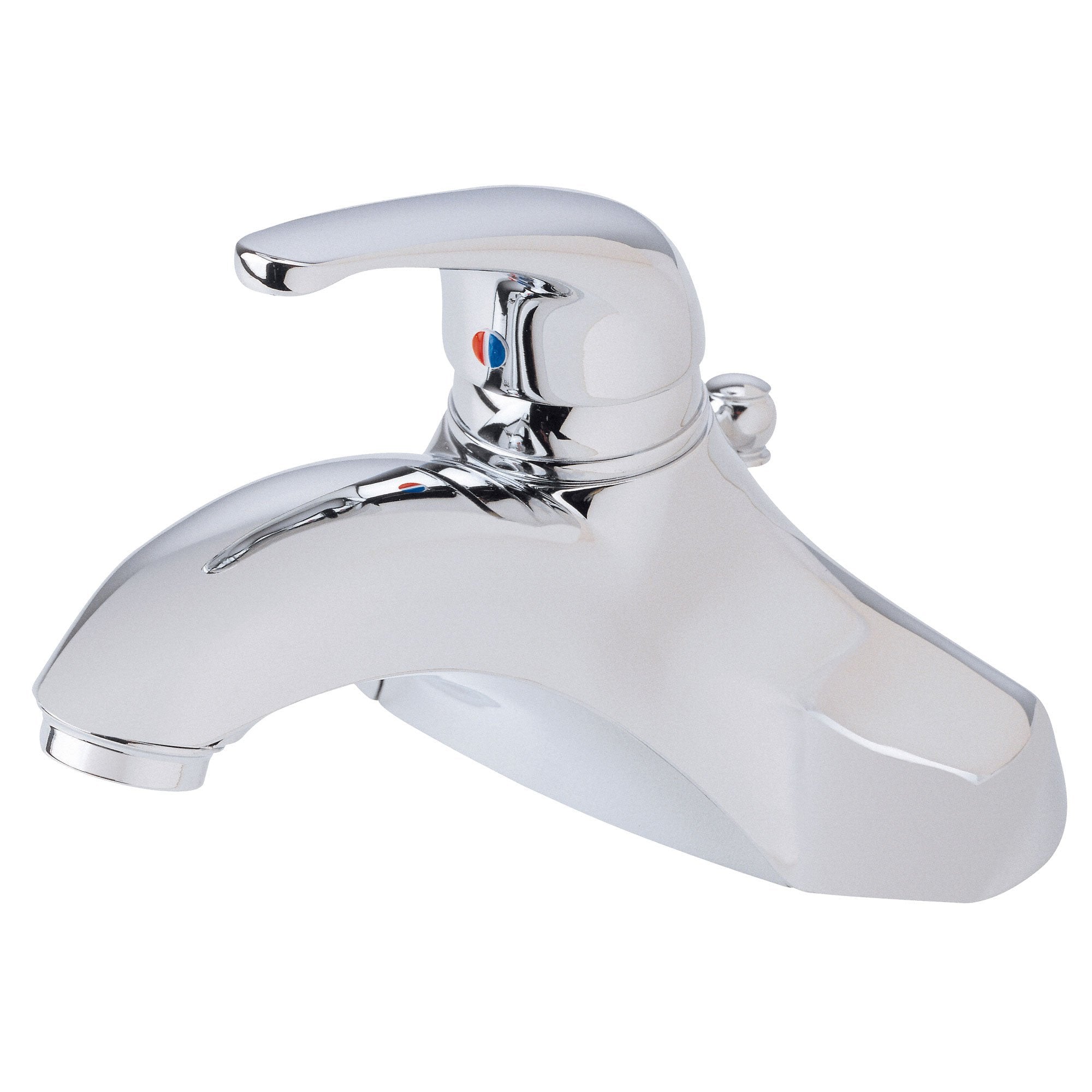 Danze Melrose Chrome Single Handle Centerset Bathroom Sink Faucet with Drain - Modern Water-Saving Design for Bathroom Vanity & Powder Room