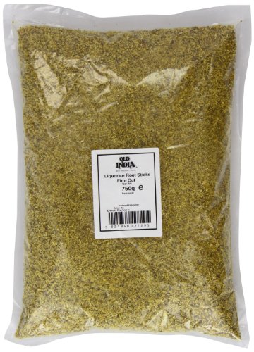 Old India Licorice Root Sticks - Fine Cut 750g | Natural Herbal Remedy for Digestion & Stress Relief | Perfect for Tea, Chewing & DIY Herbal Blends