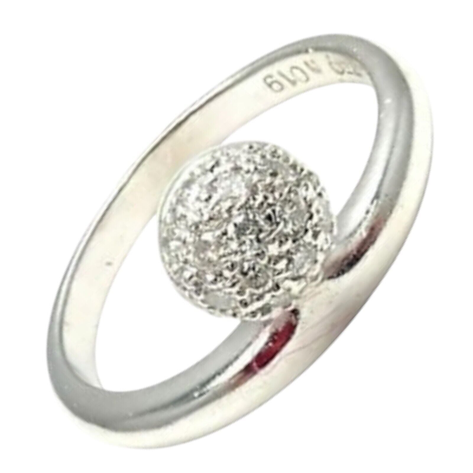 18K White Gold Diamond Ring by Tous - 5.25 Carat Elegant Jewelry for Engagement, Wedding & Anniversary Gifts