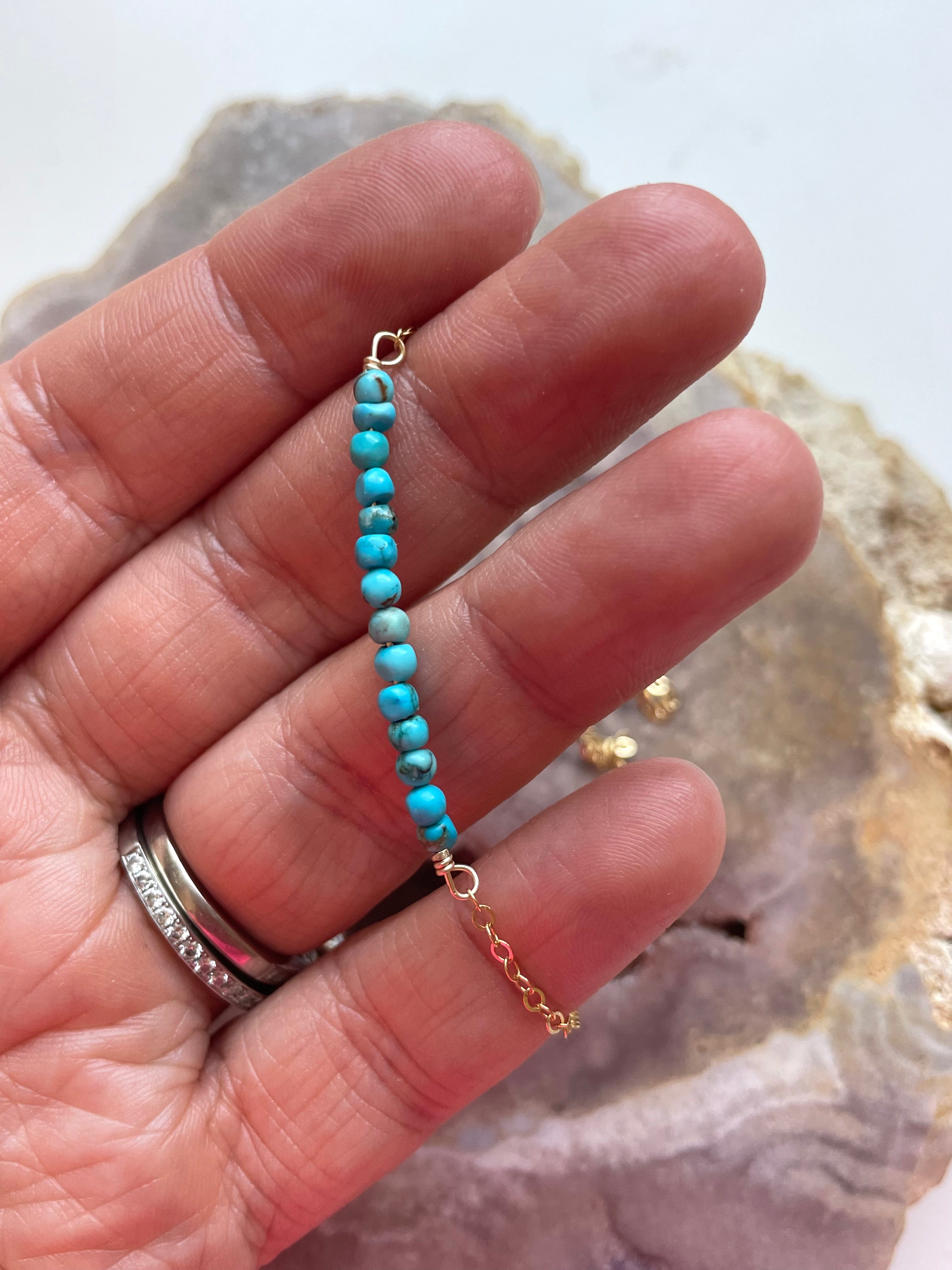 Authentic Turquoise Choker Necklace for Women - Handmade Sterling Silver Jewelry - Perfect for Boho, Western & Everyday Fashion