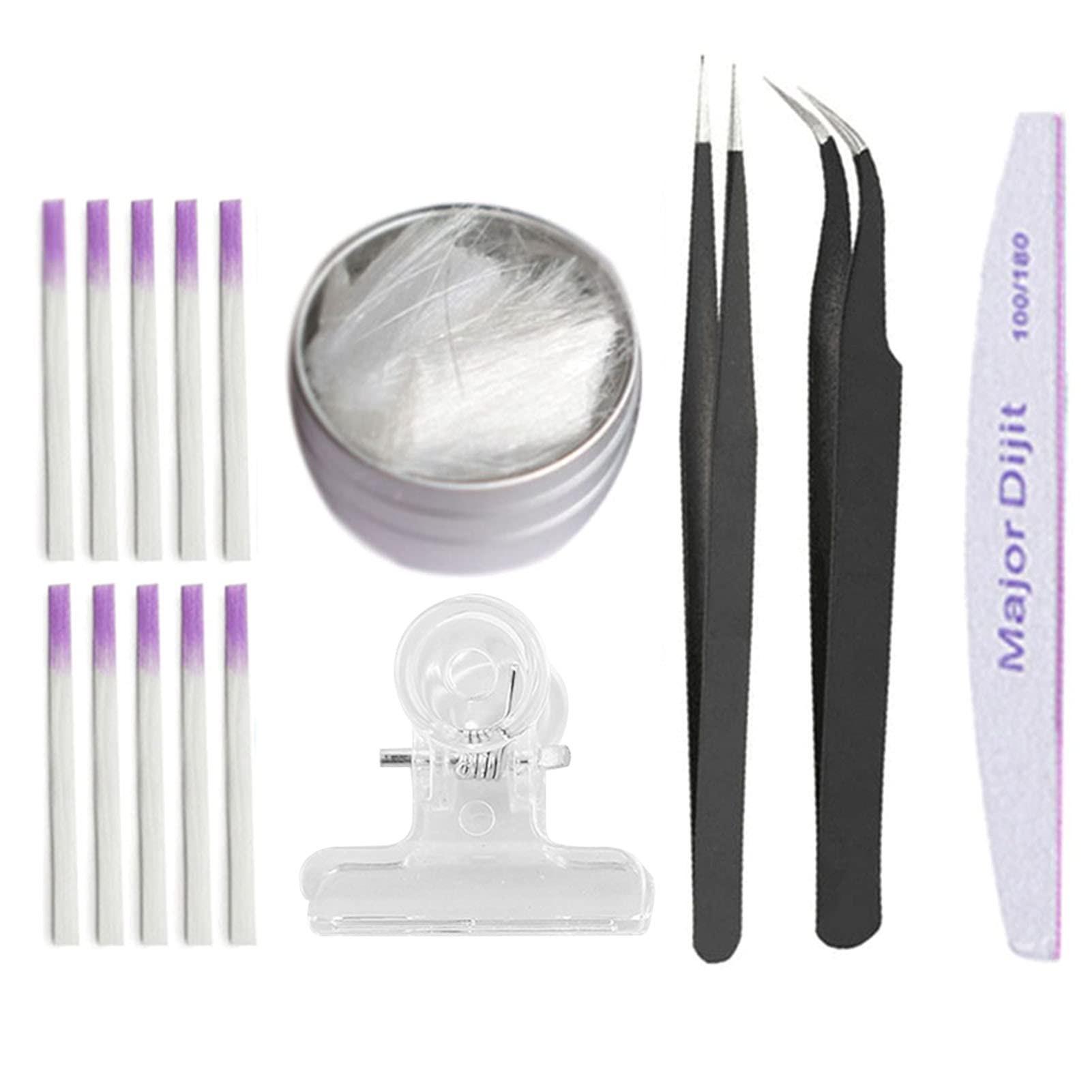 HHOP Fiberglass Nail Extension Kit - Professional Acrylic & Gel Nails Salon Tools for Strong, Natural-Looking Nail Enhancements | Perfect for DIY Manicures, Nail Art, and Salon Use