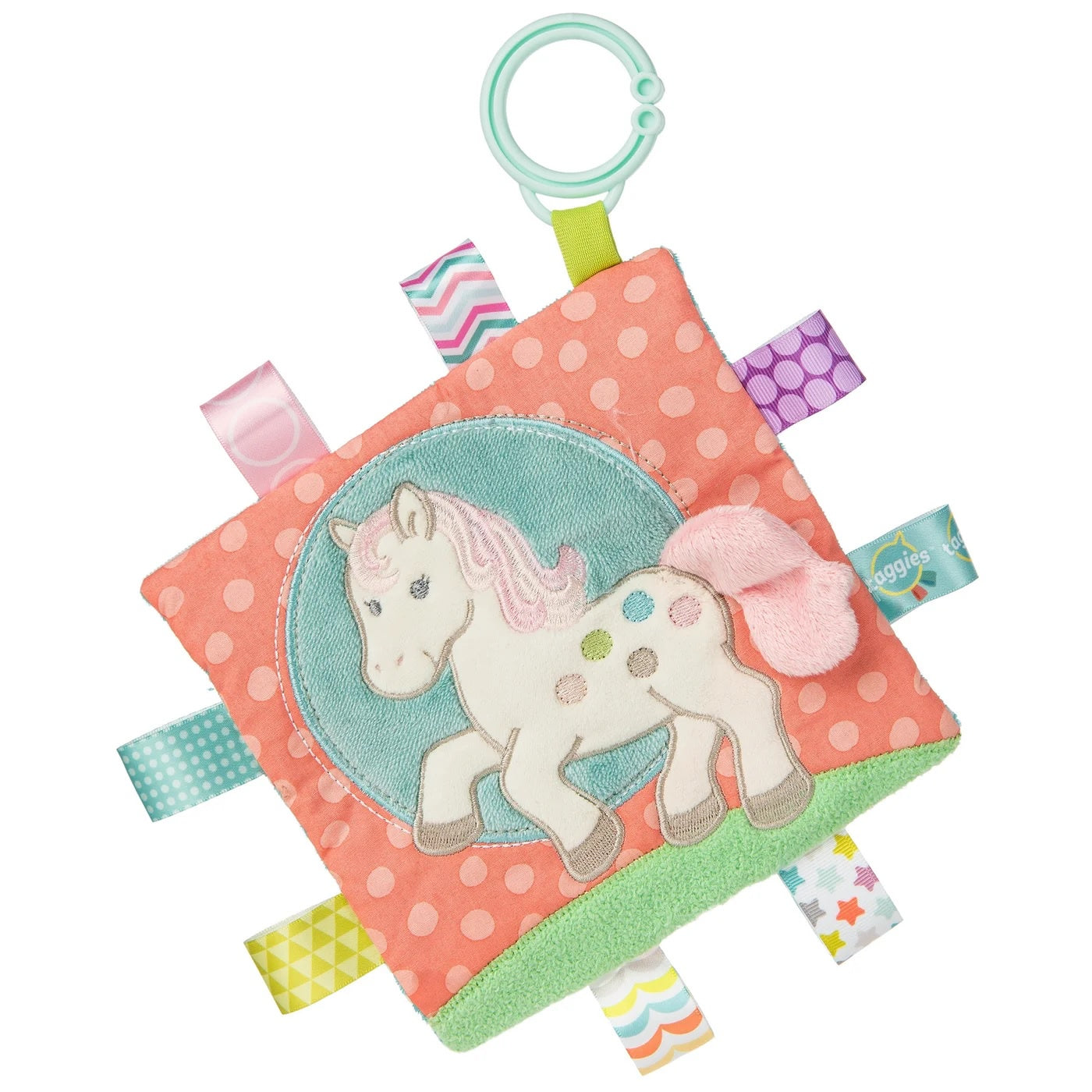 Crinkle Me Painted Pony - Soft & Colorful Baby Sensory Toy for Early Learning & Playtime Fun | Perfect for Tummy Time, Teething & Developmental Stimulation