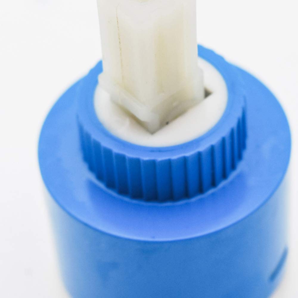Ceramic Disc Cartridge Replacement for Kitchen Faucet - 35mm Blue Square Single Lever Type-B - Perfect for Leaky Taps, Sink Repairs & DIY Plumbing Projects
