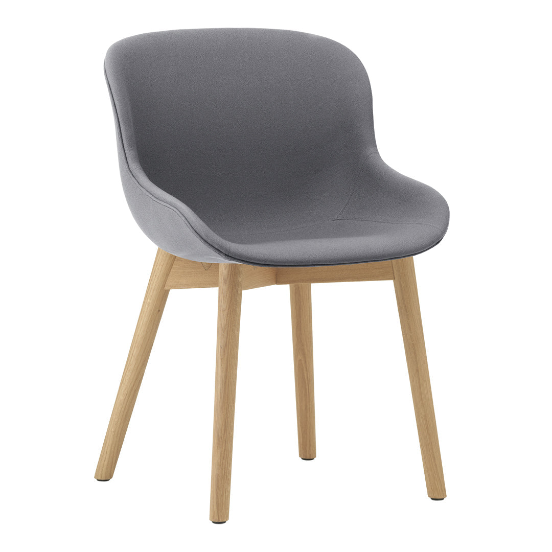 Hyg Side Chair with Wood Base - Fully Upholstered Modern Dining Chair for Kitchen, Living Room & Office | Comfortable Seating Solution for Home & Workspace