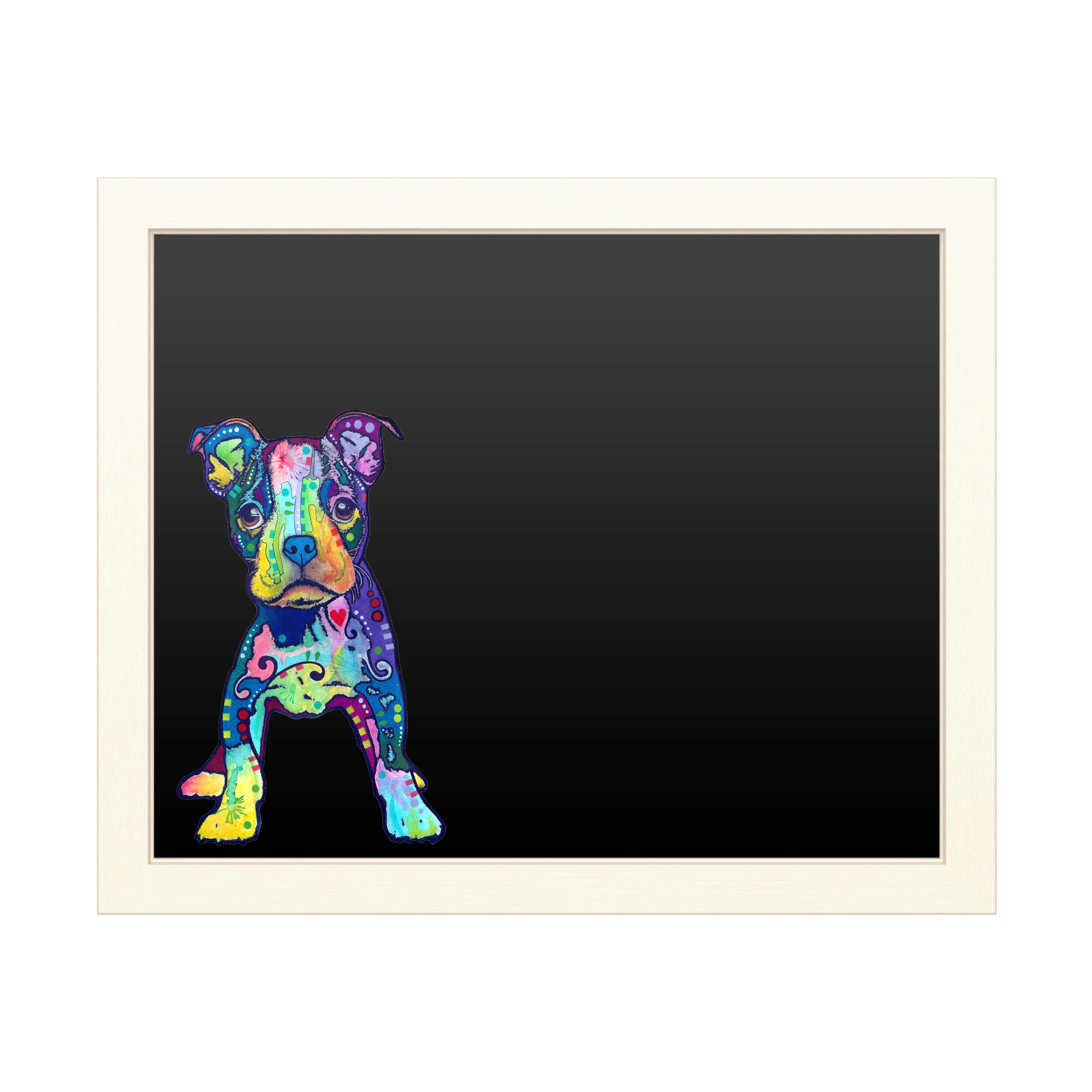 Dean Russo Chalk Board 16x20 - Premium Trademark Fine Art in Multiple Colors - Perfect for Home Decor, Office & Classroom Use