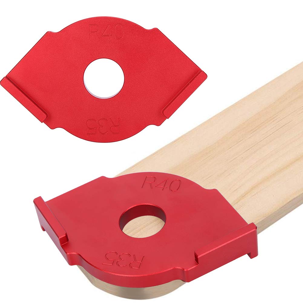 Durable Aluminum Alloy Red Radius Clamp - Professional Edge Trimmer for Wood Milling & Engraving Machines | Perfect for DIY Projects & Industrial Woodworking