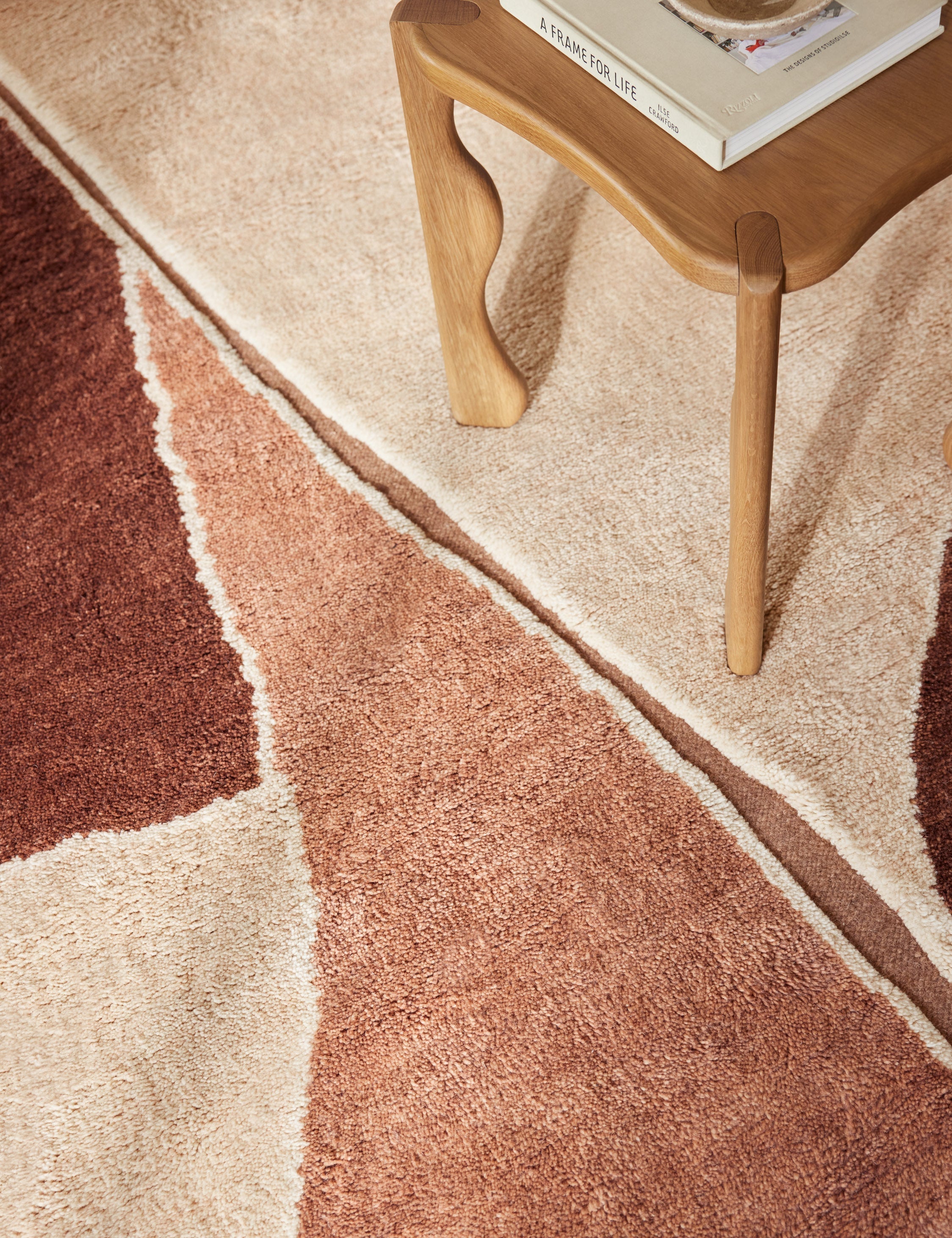 Amalfi Hand Knotted Wool Rug Swatch by Aimee Song 18x18 Inches - Bohemian Home Decor for Living Room, Bedroom & Office
