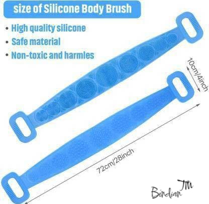 Double-Sided Silicone Body Scrubber - Deep Cleaning & Exfoliating for Shower & Spa