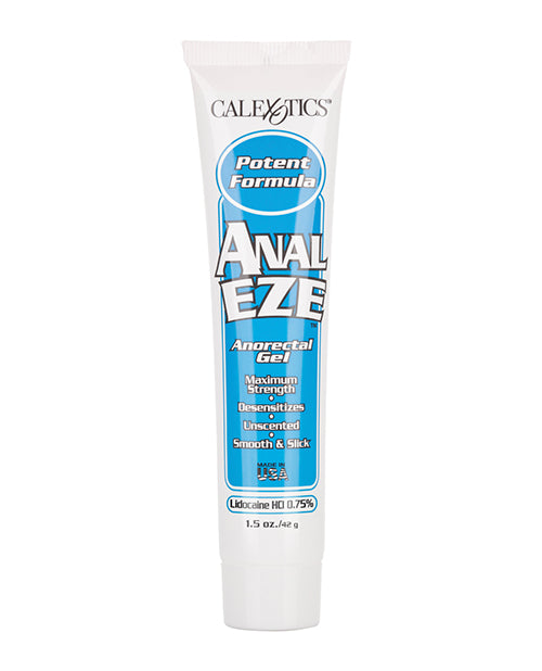 Anal Eze Anorectal Gel for Hemorrhoid & Discomfort Relief - 1.5oz Medicated Cooling Gel - Fast Pain Relief for Piles, Itching & Swelling - Perfect for Postpartum Recovery & Daily Comfort