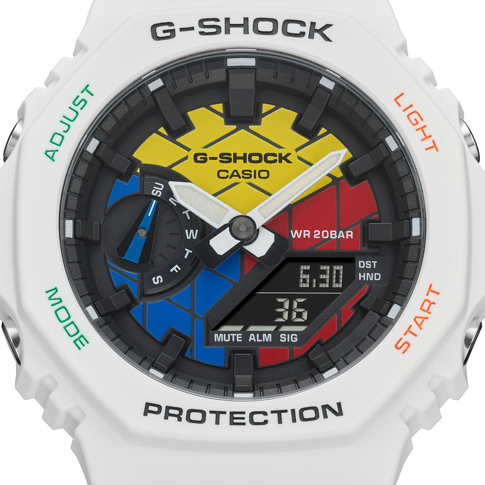 G Shock GAE2100RC 1A Rubik's Cube Limited Edition Watch - Stylish Digital Sport Watch for Men, Durable Shock Resistant Design - Perfect for Outdoor Adventures, Sports & Everyday Wear