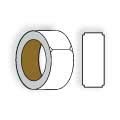 White Adhesive Napkin Bands on Rolls - 1.5