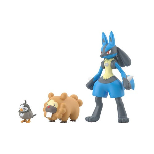 Pokemon Scale World 1/20 Sinnoh Region Vol. 02 Bandai Mini Action Figure Set - Perfect for Collectors, Display & Pokemon Battle Scenes