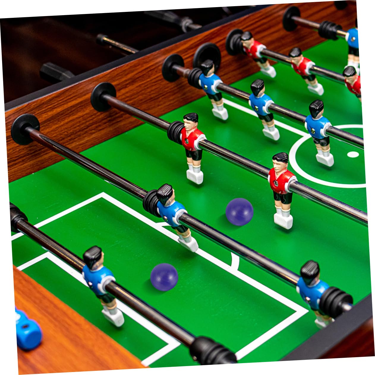 GANAZONO 12-Piece Mini Foosball Balls Set - Replacement Plastic Table Soccer Balls for Adults, Durable Resin Construction - Perfect for Game Rooms, Bars, and Family Fun Nights
