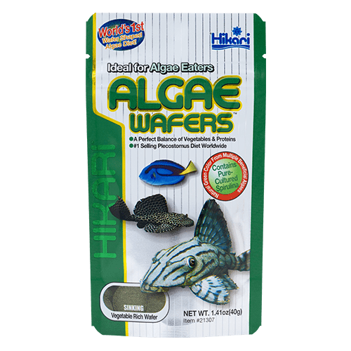 Hikari Tropical Algae Wafers - Premium Fish Food for Tropical Fish, Herbivores & Bottom Feeders - Ideal for Aquariums, Ponds & Fish Tanks