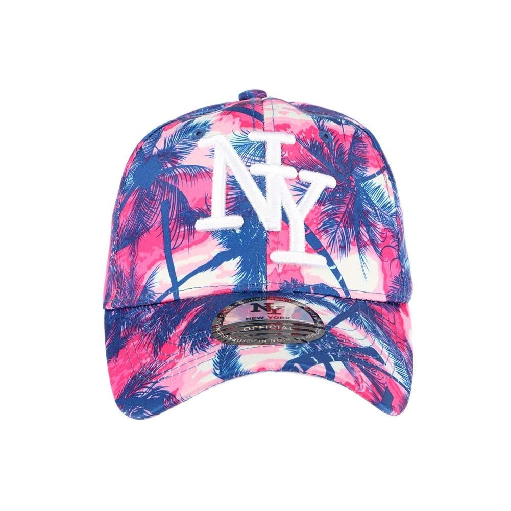 Hip Hop Honor Baseball Cap - Tropical Rose & Blue Unisex Hat for Men and Women | Streetwear Fashion, Hip Hop Style, Casual Wear