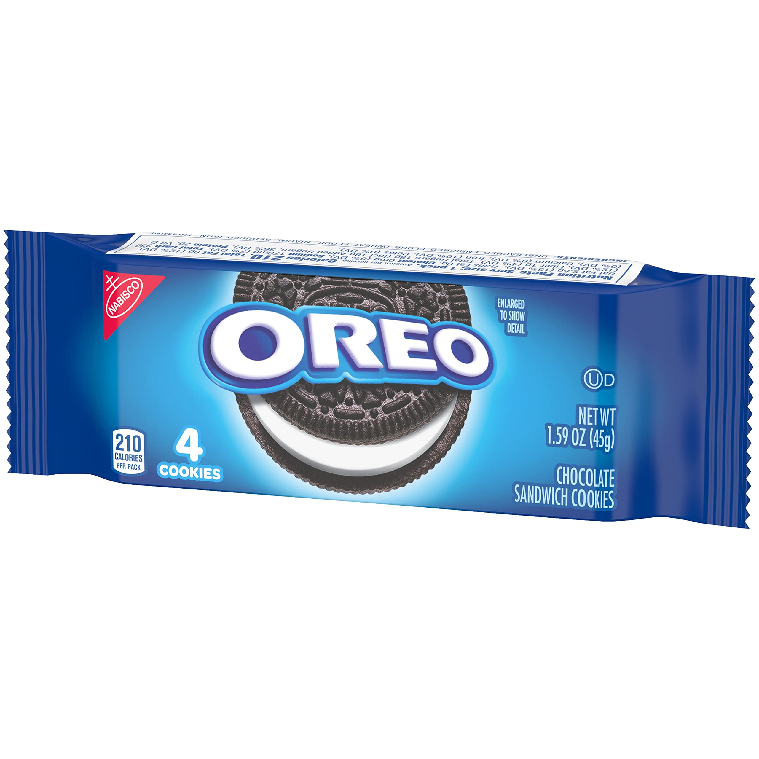 OREO Chocolate Sandwich Cookies, 24 Snack Packs (4 Cookies Each) - 4 Boxes - Perfect for Lunchboxes, Office Snacks & Party Treats