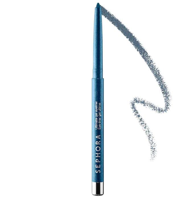 SEPHORA COLLECTION Ultimate Gel Waterproof Eyeliner Pencil - Long-Lasting Glitter & Aqua Shades for Smudge-Proof Eye Makeup | Perfect for Parties, Weddings & Everyday Wear